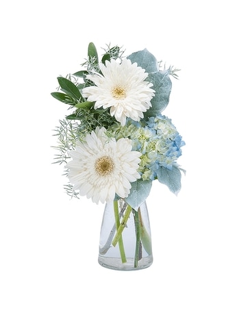 Blue Mist Flower Arrangement